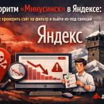 Алгоритм «Минусинск» в Яндексе: как проверить сайт на фильтр и выйти из-под санкций