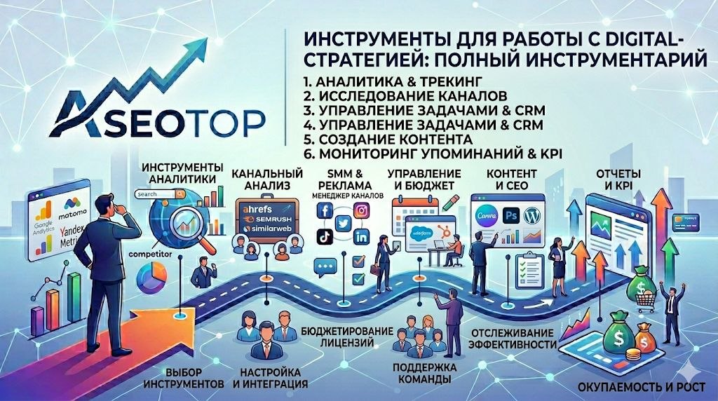 Инструменты для работы с digital-стратегией