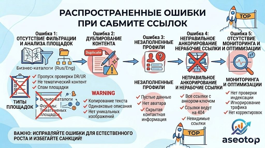 Как использовать сабмит ссылки в линкбилдинге