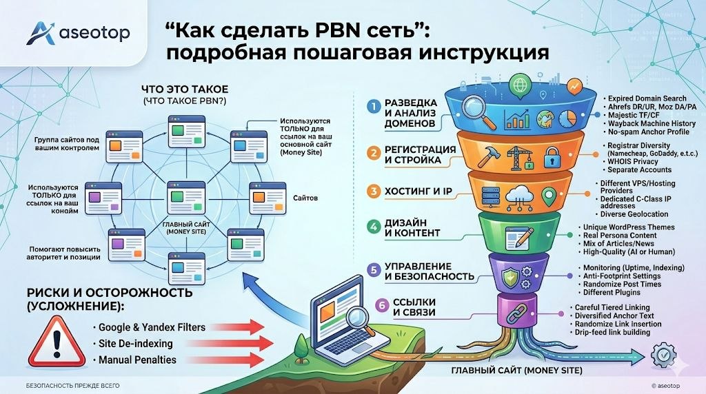 Как сделать PBN сеть