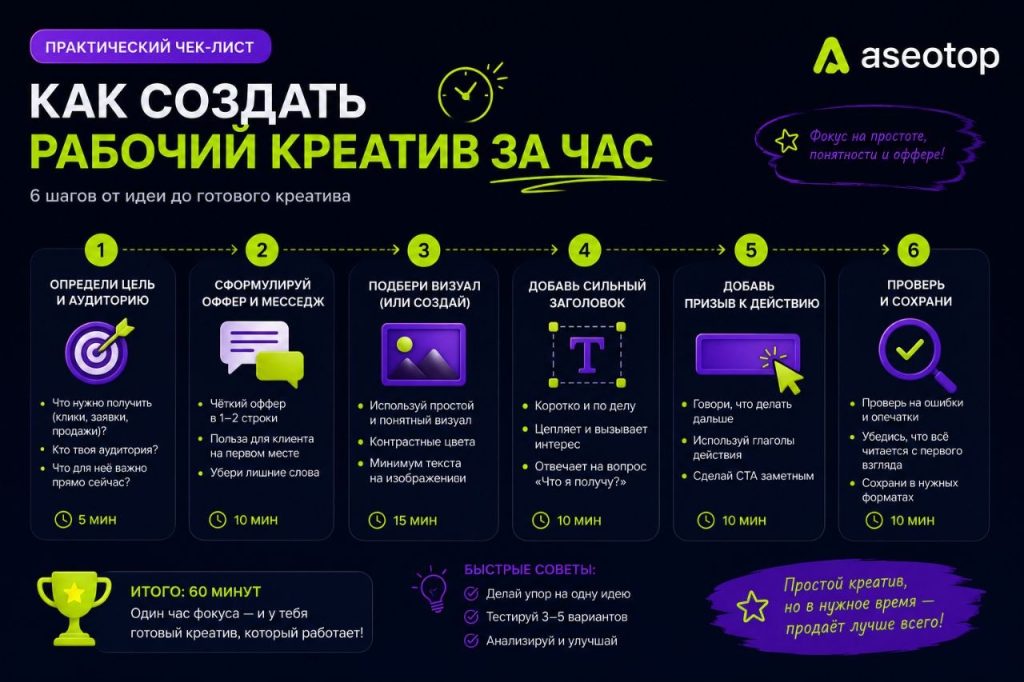 Как создать рабочий performance креатив