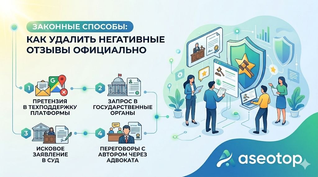 Как удалить негативные отзывы в интернете