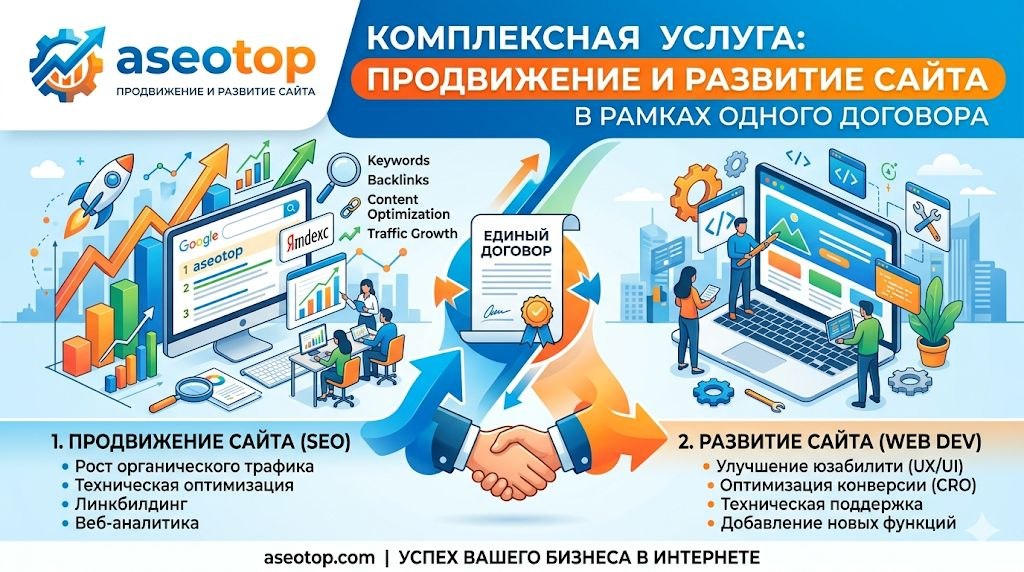 Комплексное продвижение сайта
