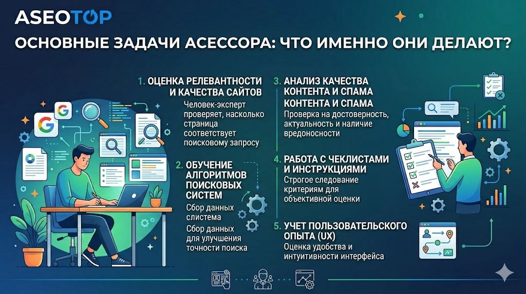 Основные задачи асессора - что именно он делает