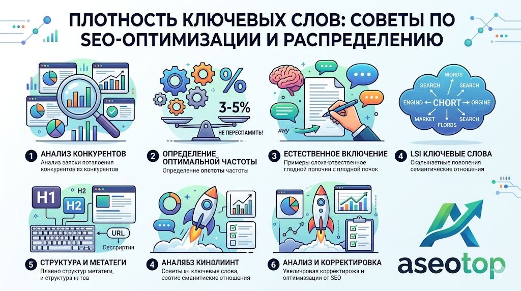 Плотность ключевых слов в тексте: советы по SEO оптимизации и распределению