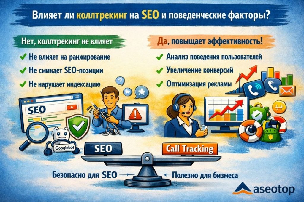 Влияет ли коллтрекинг на SEO и поведенческие факторы