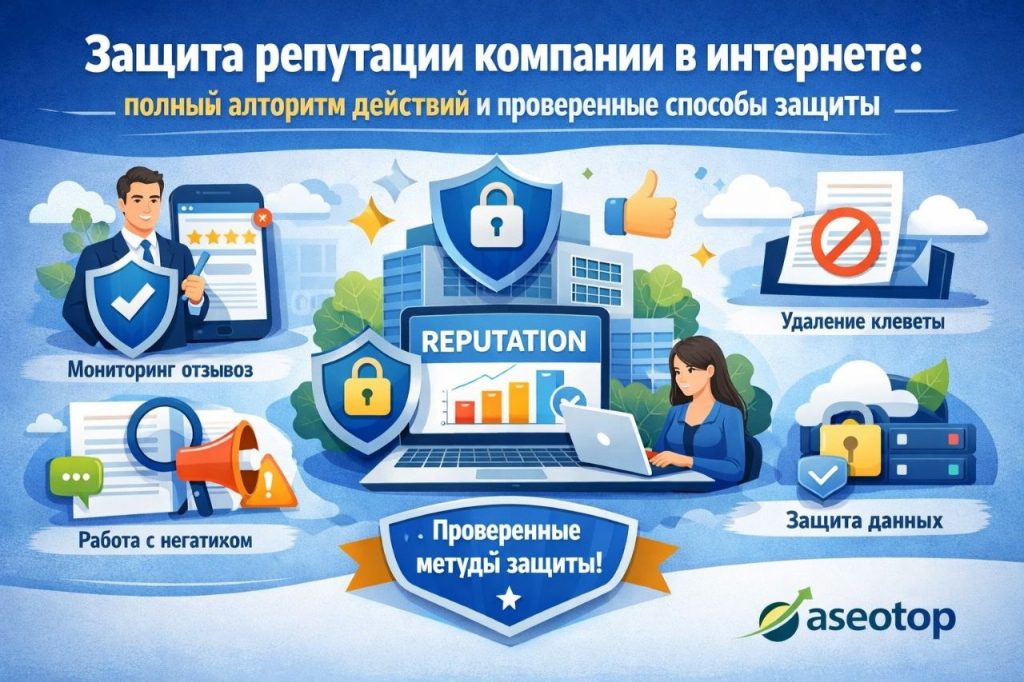 Защита репутации компании в интернете: полный алгоритм действий и проверенные способы защиты