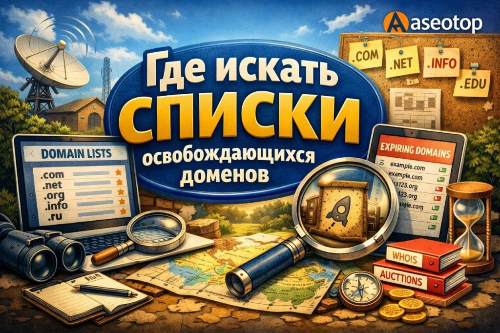 Где искать списки освобождающихся доменов