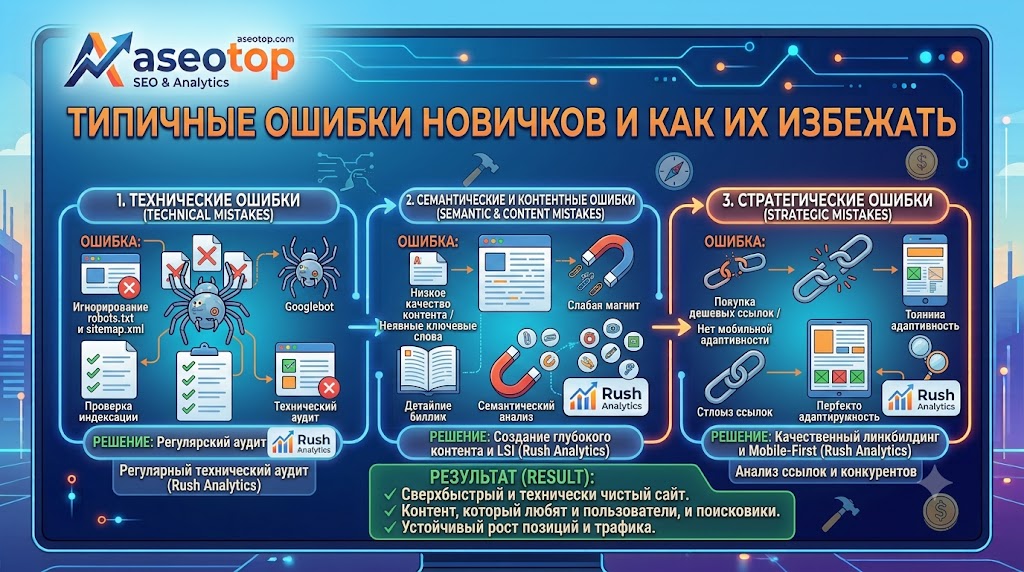 Как заработать деньги на инфо сайте с помощью Rush Analytics