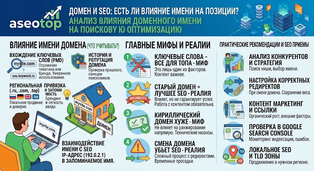 Что такое доменное имя и как оно влияет на SEO продвижение сайта