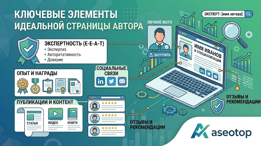 Создание страницы автора в SEO