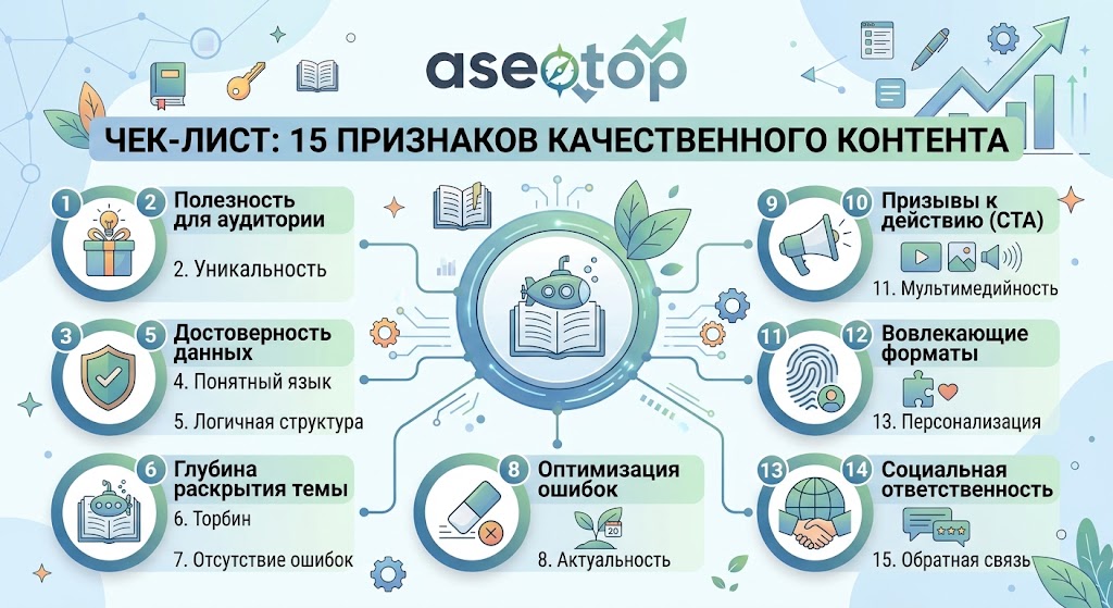 Требования к содержанию контента на сайте