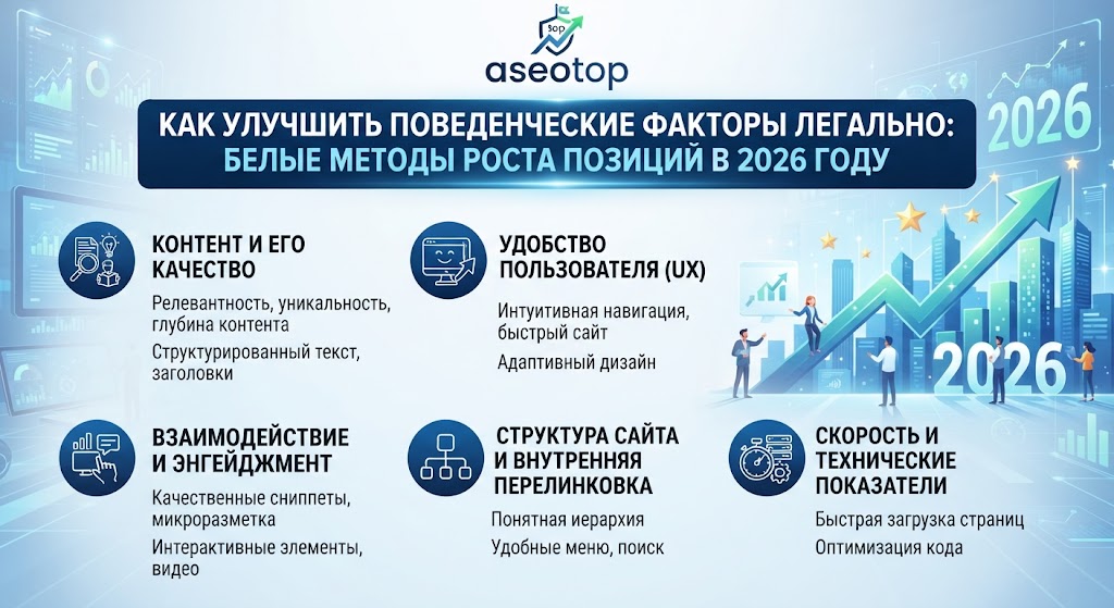Как улучшить поведенческие факторы сайта легальными белыми методами