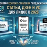 Контент-стратегия продвижения: статьи, Дзен и VC для лидов