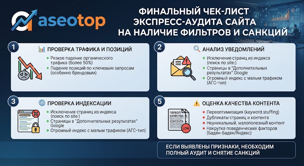 Как убрать СЕО фильтры Яндекс и Гугл