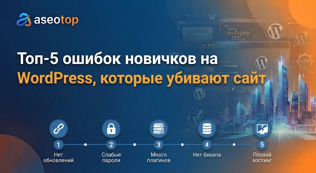 Пошаговая инструкция по создаию сайта на WordPress
