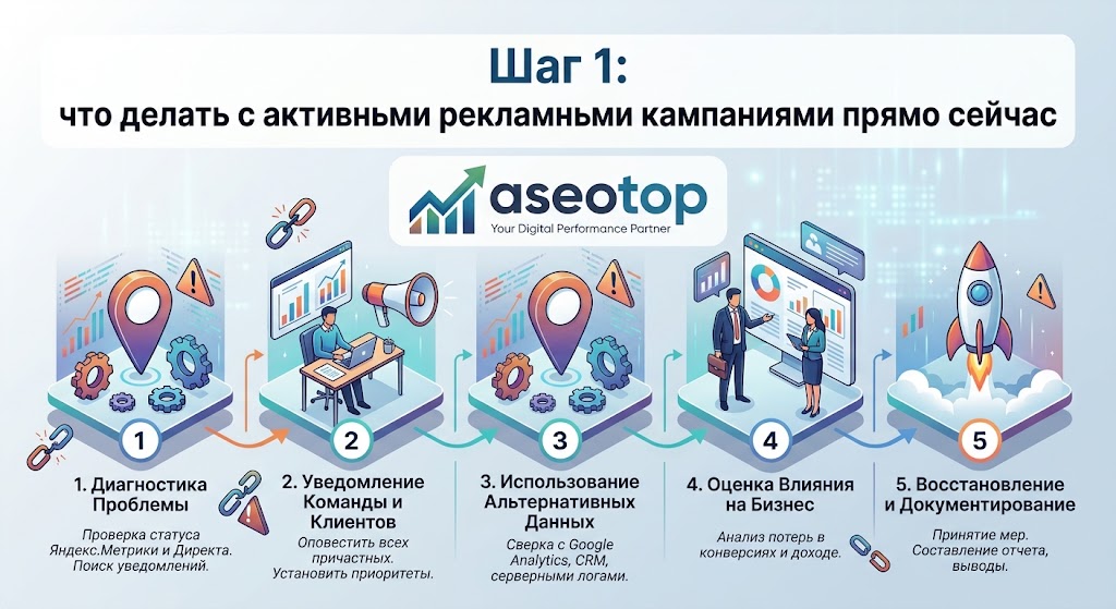 Сбой Яндекс Метрики и Директ аккаунта